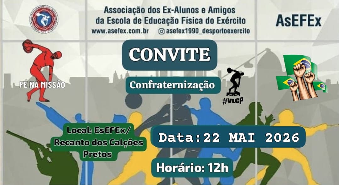 AsEFEx - Convite para churrasco de Confraternização